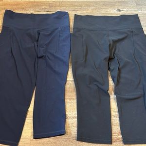 Athleta salutation stash pocket II capri